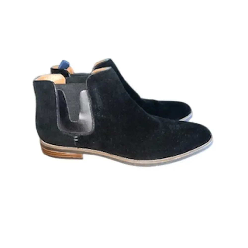 Florsheim Men's sz 13M “Flare” Black Suede Leather Chelsea Boot